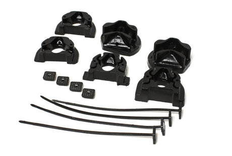 Energy Suspension 16.1105G Black Polyurethane Motor Mount Inserts for Honda Civic 1994-1995 and Del Sol 1993-1997