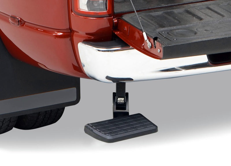 AMP Research BedStep Retractable Rear Bumper Access Step for Dodge Ram 1500 and 2500 (2009-2018)