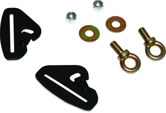 DragonFire Racing Quick-Release Snap Hook Harness Tab Kits for 3-inch Harnesses