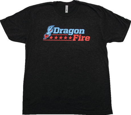 DragonFire Racing DFR Logo Tee Blue/Red Small - Powersports T-Shirt