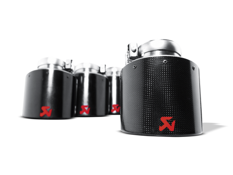 Akrapovic Carbon Tail Pipe Set for Chevrolet Corvette ZO6/ZR1 (C6) 2006-2013