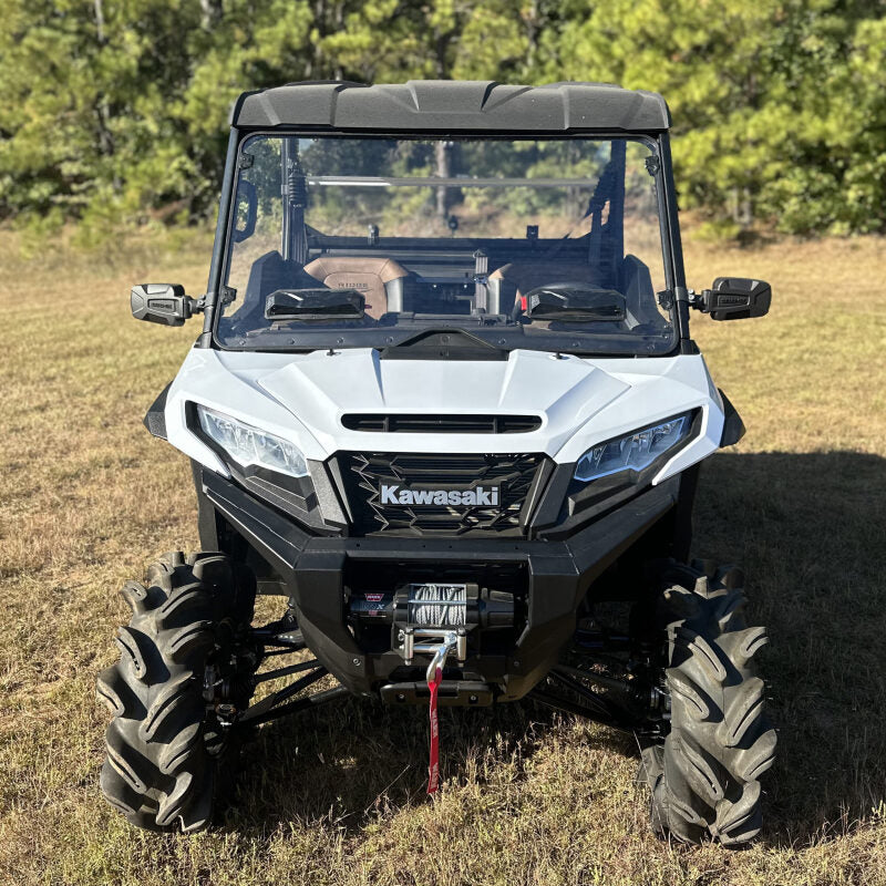 Seizmik 24+ Kawasaki Ridge Ranch Tool Less Windshield - Hardcoated