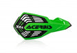 Acerbis X-Force Handguards for Motorcycle - Green/Black, Fits Dirt Bikes and ATVs