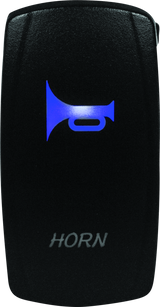 DragonFire Racing Lighted Switch Horn On/Off Blue - Part #521371