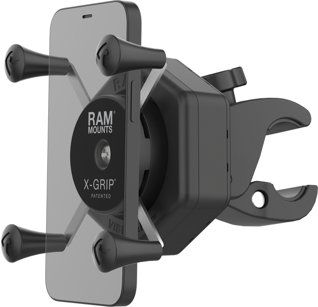 RAM X Grip Vibe Safe Phone Mount with Small Tough Claw for Toyota Tacoma and Ford F-150