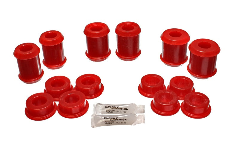 Energy Suspension 3.3177R Red Rear Control Arm Bushing Set for Chevrolet Corvette and Cadillac XLR (Fits 2002-2012 Models)