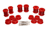 Energy Suspension 3.3177R Red Rear Control Arm Bushing Set for Chevrolet Corvette and Cadillac XLR (Fits 2002-2012 Models)