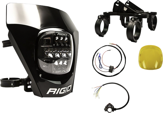 RIGID Adapt Xe Extreme LED Enduro Motorcycle Light Kit for Off-Road Vehicles