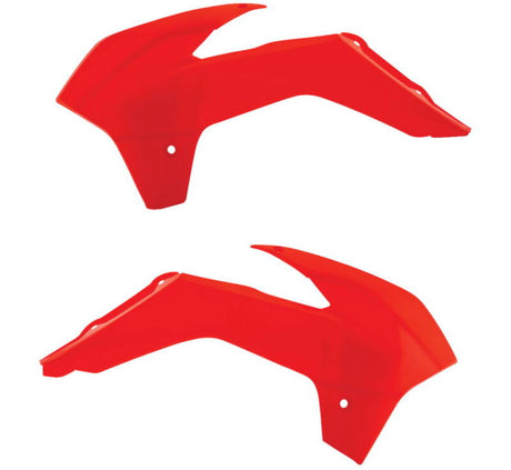 Acerbis 13-17 KTM SX85 Radiator Shrouds - Flo-Orange | Powersports Vehicle Fitment