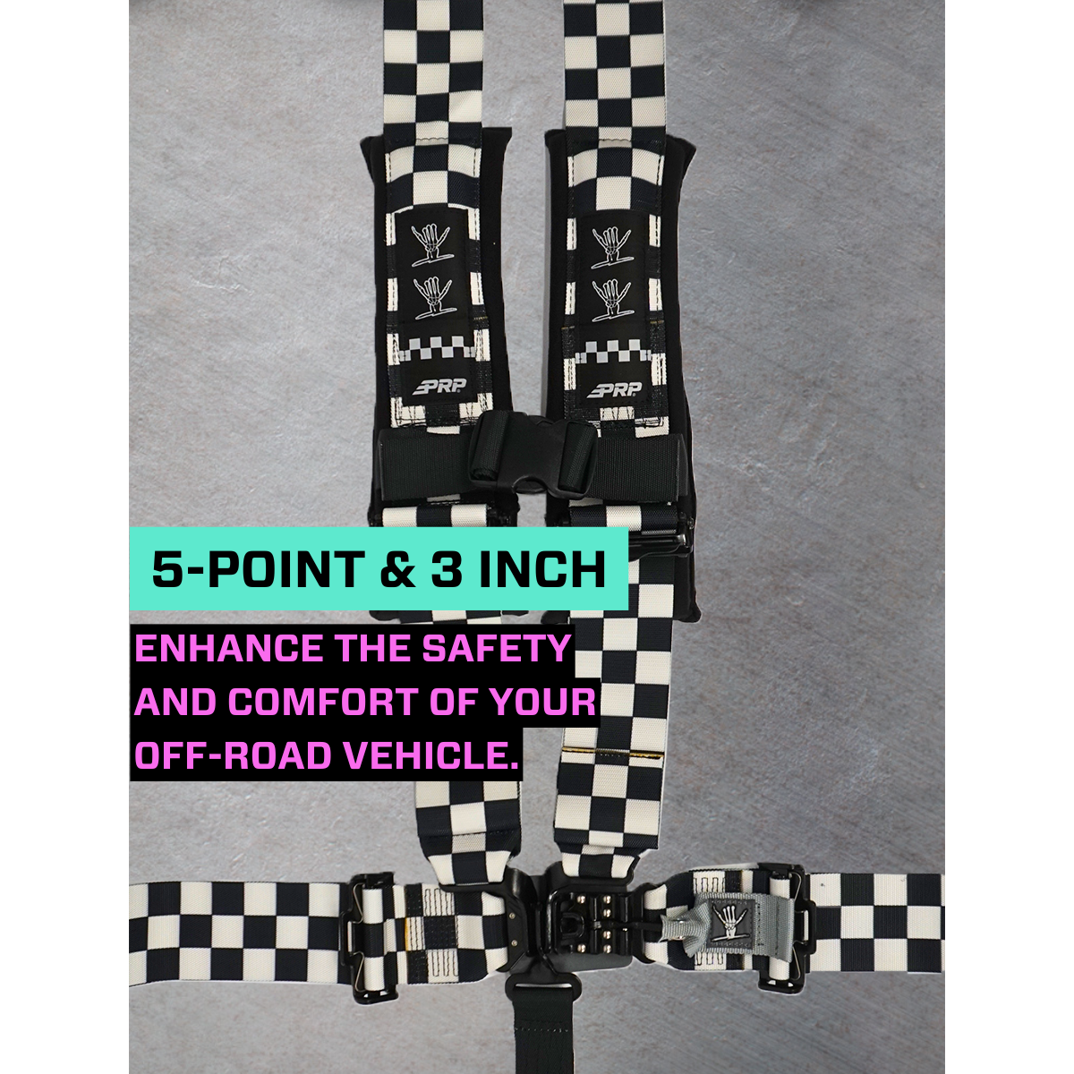 Shreddy 5.3 Harness (Checkered)