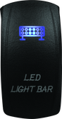 DragonFire Racing Lighted Switch LED Light Bar On/Off Blue - Part #521383