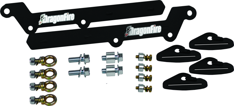 DragonFire Racing Part 522111 21+ Harness Anchor for Kawasaki KRX 1000