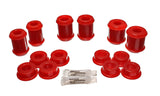 Energy Suspension 3.3177R Red Rear Control Arm Bushing Set for Chevrolet Corvette and Cadillac XLR (Fits 2002-2012 Models)
