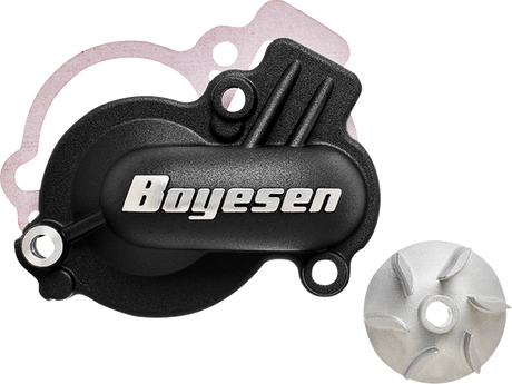 BOYESEN Water Pump Kit WPK-42B for Gas Gas, Husqvarna, KTM - Aluminum High-Flow Cooling System Upgrade