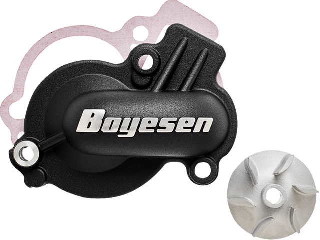 BOYESEN Water Pump Kit WPK-42B for Gas Gas, Husqvarna, KTM - Aluminum High-Flow Cooling System Upgrade