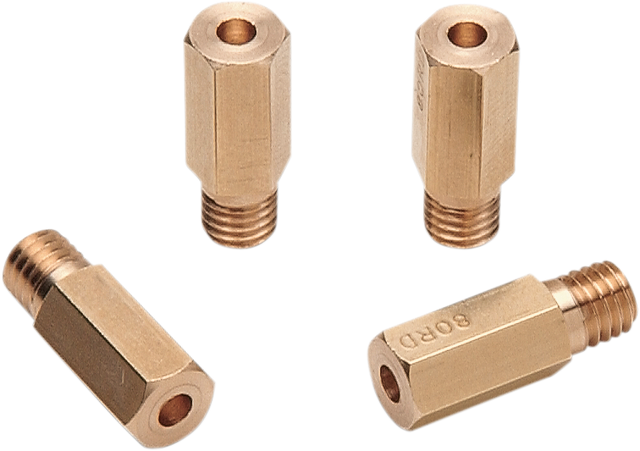 EBC A-Bax Precision Keihin-Style Hex Head (CR Prefix) Main Jets - #130 - 4-Pack CR130-4