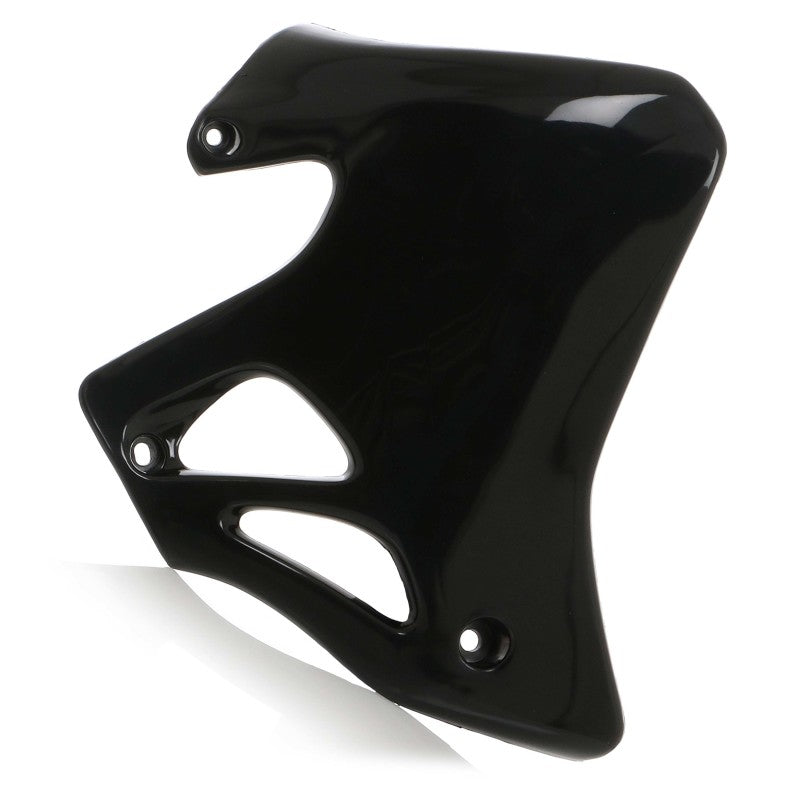 Acerbis Honda CR125R/CR250R Radiator Shroud Black - Fits 1993-1997 CR125R and 1992-1996 CR250R Models