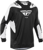 Fly Racing Kinetic Sym Jersey Black/White Small for Motocross & Off-Road Bikes