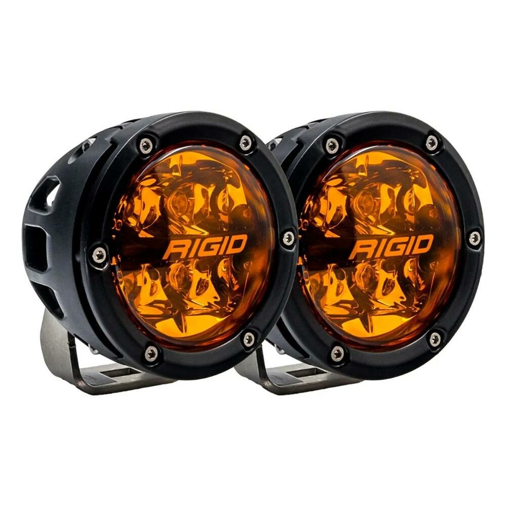RIGID RZR 360 SERIES AMBER PRO A-PILLAR LIGHT KIT (PRO R/TURBO R)