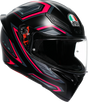 AGV K1 S Helmet - Sling Matte Black/Pink - XL - Motorcycle Helmet for Street and Sport Bikes