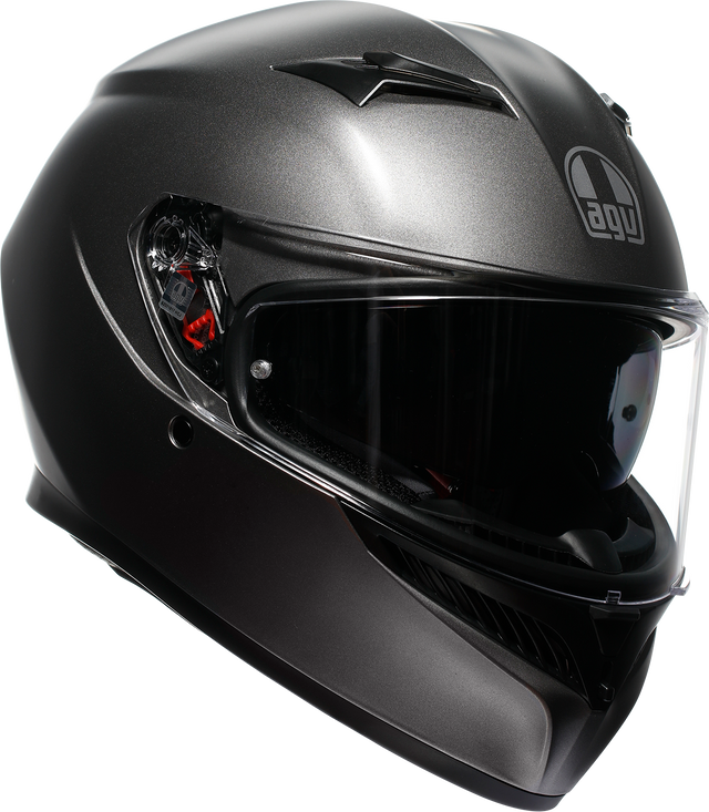 AGV K3 Helmet Mono Matte Luna Gray for Motorcycle Riding - 2XL