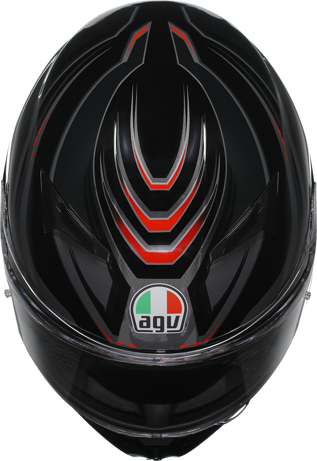 AGV K3 Helmet Syth in Black/Red for Motorcycle Riding - Size Small