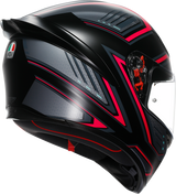 AGV K1 S Helmet - Sling Matte Black/Pink - XL - Motorcycle Helmet for Street and Sport Bikes
