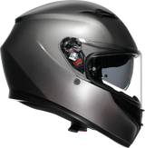 AGV K3 Helmet Mono Matte Luna Gray for Motorcycle Riding - 2XL