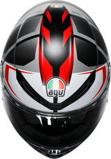 AGV K6 S Helmet - Karve Matte Black/White/Red - 2XL | Motorcycle Helmet for Sport and Touring