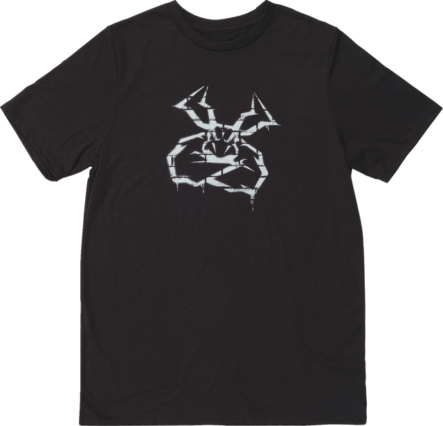 Moose Offroad Youth Agroid Graffiti T-Shirt - Black, Size Large, Part Number 3032-3823