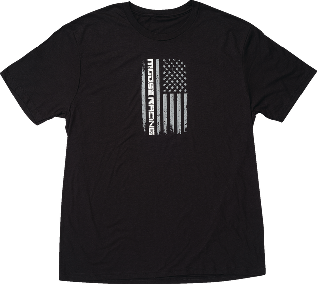 MOOSE OFFROAD Stars and Stripes Forever T-Shirt - Black, XL - Fits Jeep Wrangler, Ford F-150, Chevrolet Silverado