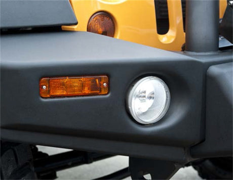 ARB Combar OE Fog with Crush Cans for Jeep Wrangler 2011-2013 - Textured Black Deluxe Front Bumper