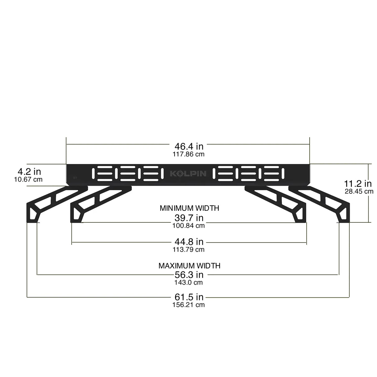 UTV Overbed Cargo Rack