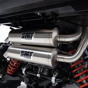 Polaris General / RZR Titan Dual Full Exhaust System | HMF Racing