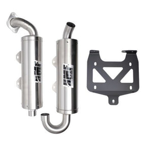 Polaris General Titan Twin Loop Exhaust System | HMF Racing