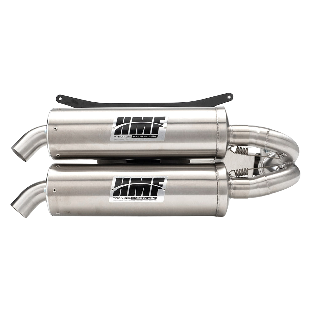 Polaris RZR Pro XP Titan Dual Full Turbo Back Exhaust | HMF Racing