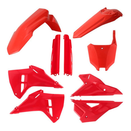 Acerbis Full Plastic Kit for Honda CRF250R and CRF450R (2009-2023) – Red