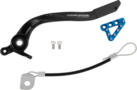 Moose Offroad Brake Pedal - Blue for ATV and UTV with Adjustable Tips - Part Number 82-0767-21-20