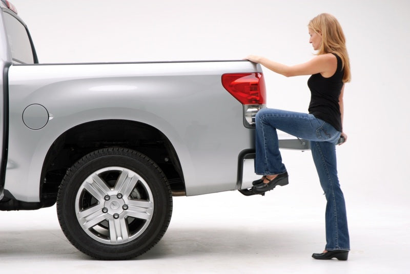 AMP Research BedStep for 2022-2026 Toyota Tundra and 2023 GMC Sierra 1500 – Retractable Rear Bumper Access Step