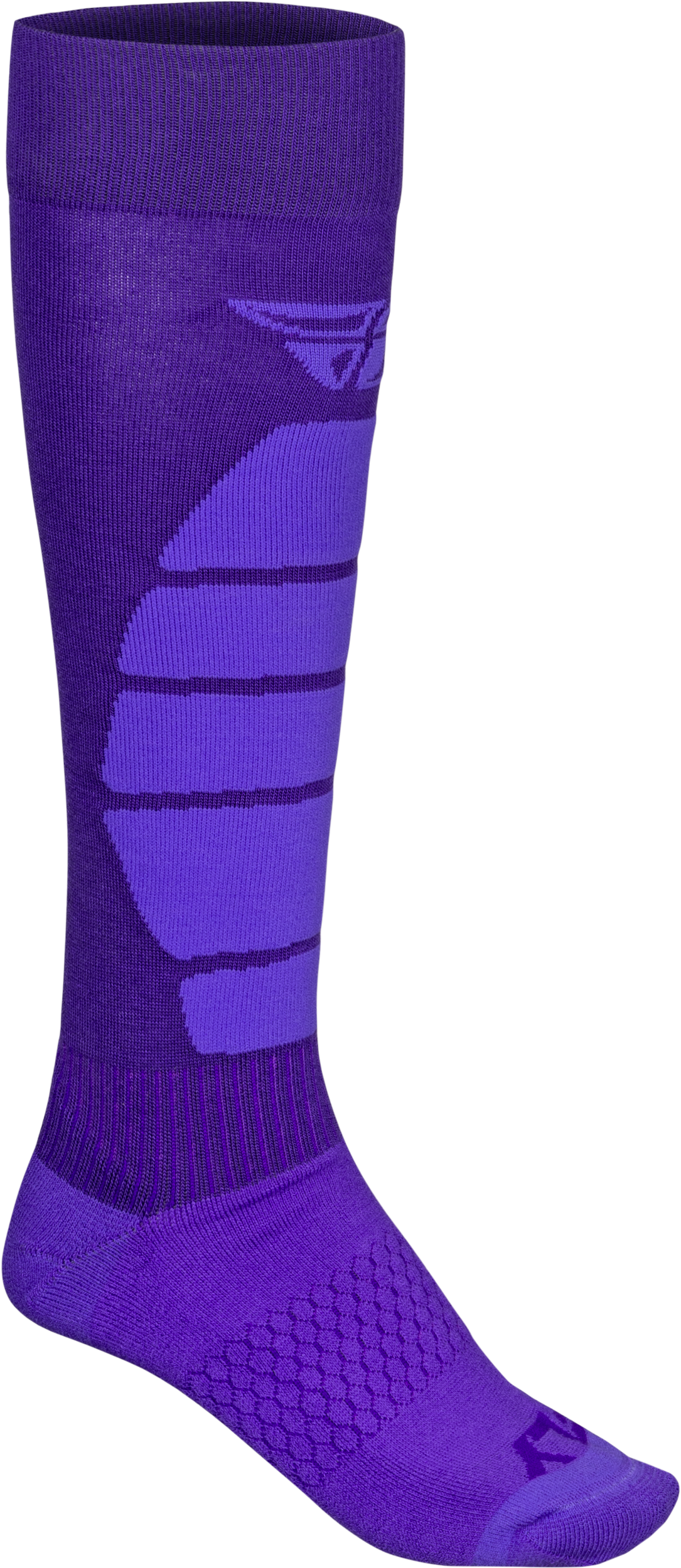 Fly Racing Snow Performance Coolmax Sock Purple Large/X-Large for ATV, Motorcycle, and Snowmobile