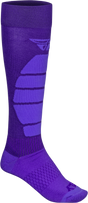 Fly Racing Snow Performance Coolmax Sock Purple Large/X-Large for ATV, Motorcycle, and Snowmobile