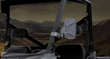 SEIZMIK 56-18083 Folding Side Mirror for Jeep Wrangler & Off-Road Vehicles with Adaptive 360 Bracket Rotation