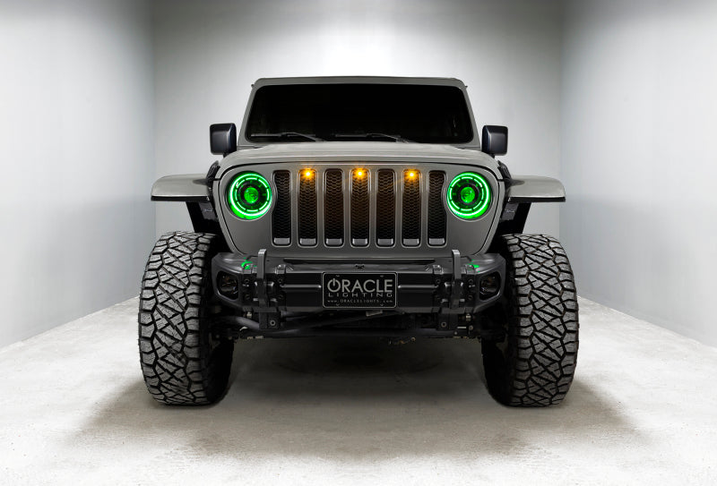 Oracle Oculus Bi-LED Projector Headlights for Jeep JL/Gladiator JT - w/ BC1 Controller