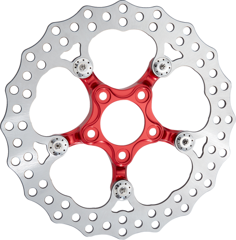 ARLEN NESS Spider Rotor - 12-19/32" - Red - Front 300-111