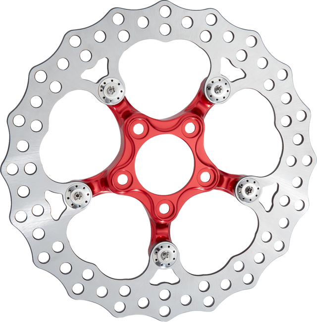 ARLEN NESS Spider Rotor - 12-19/32" - Red - Front 300-111