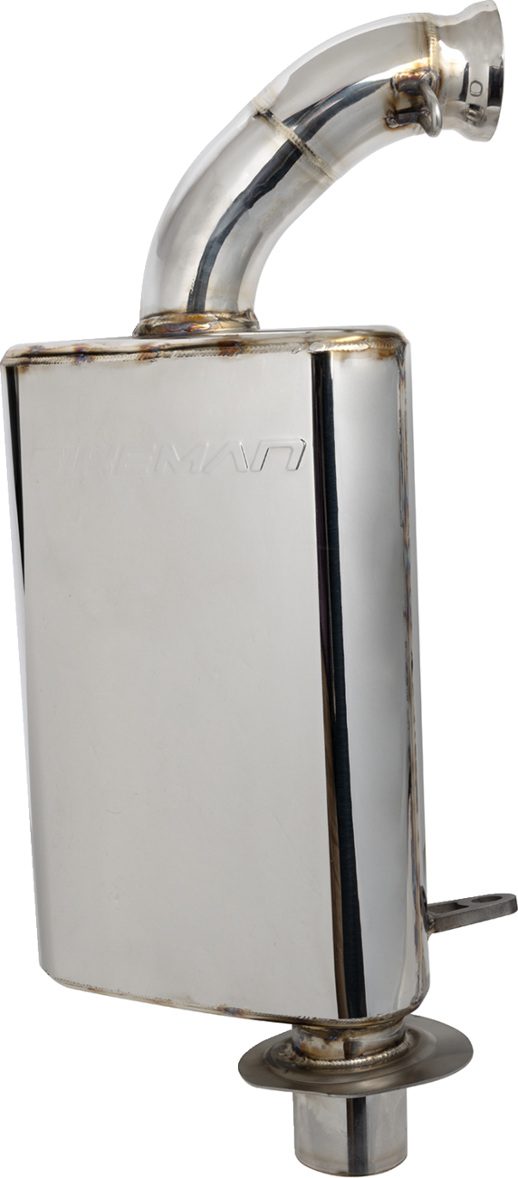 BIKEMAN PERFORMANCE Full Velocity Slip-On Muffler - Ceramic 02-228-SS-G5