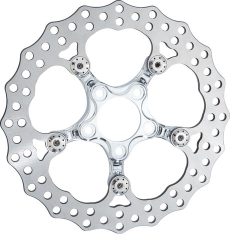 ARLEN NESS Spider Rotor - 12-19/32" - Chrome - Front 300-112