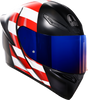 AGV K1 S US Flag Helmet - Red, White & Blue - Small, Motorcycle Helmet with Aerodynamic Design and Ventilation