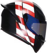 AGV K1 S Helmet with US Flag Design - Red, White & Blue - Medium | Motorcycle Helmet for Street and Sport Riders