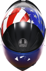 AGV K1 S Helmet with US Flag Design - Red, White & Blue - Large Fitment